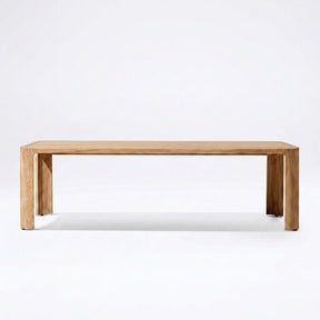 Aris Dining Table (Teak) - front view