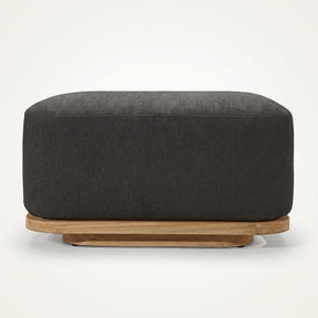 Aris Ottoman (Teak) - front view