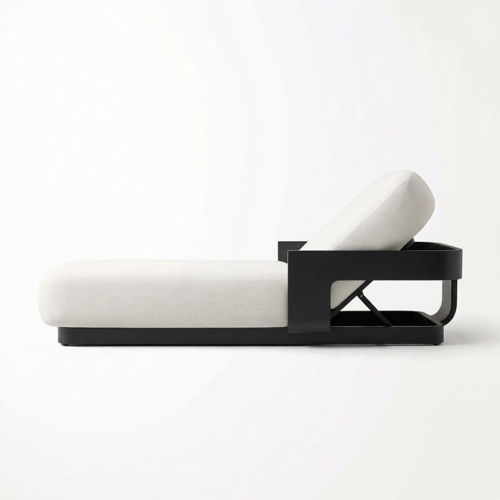 Aris Reclining Chaise - side view