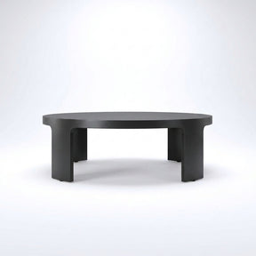 Aris Round Coffee Table - side view