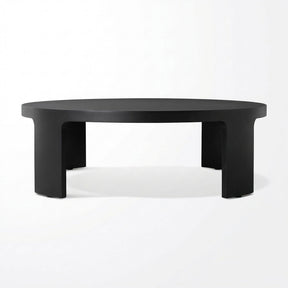 Aris Round Coffee Table - back view
