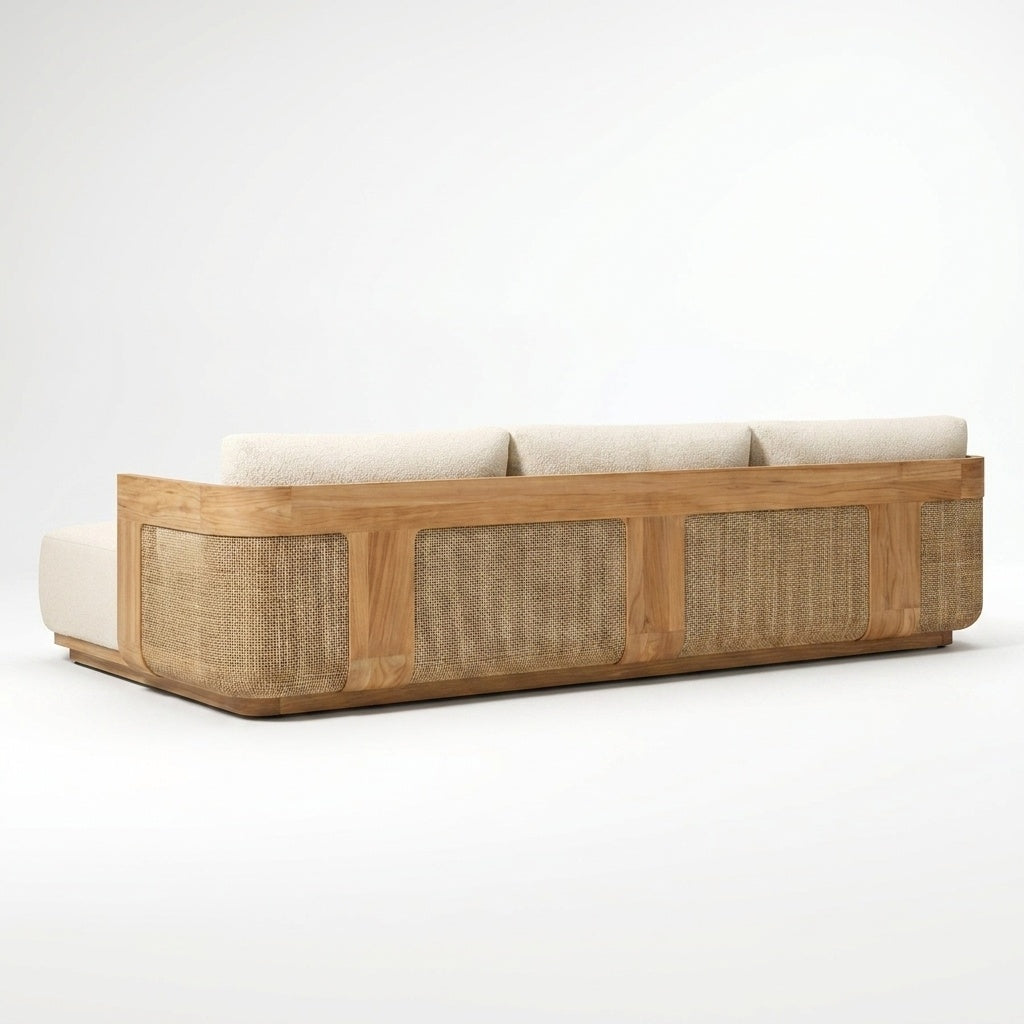 Aurelia Chaise Sofa Right Hand back