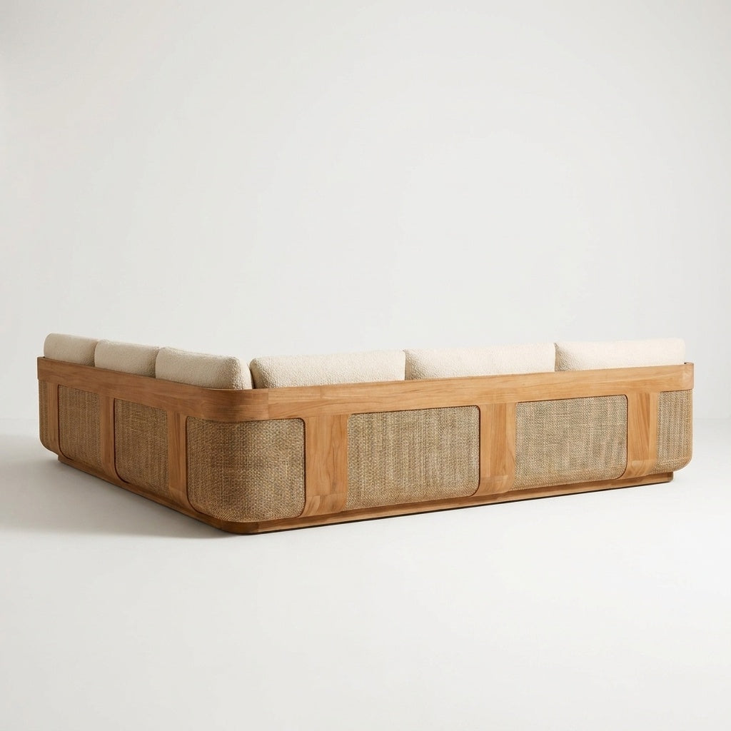 Aurelia L Shaped Sofa Right Hand back