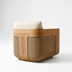 Aurelia Swivel Lounge Chair — back view