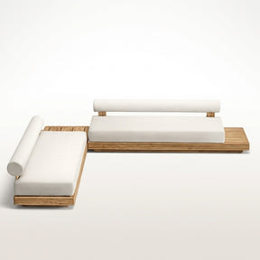 Cielo L Shaped Sofa (Right Hand, Teak) — Hero View