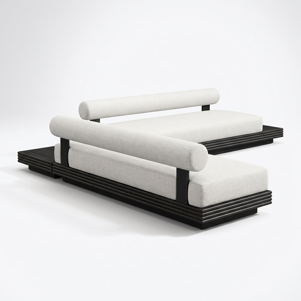 Cielo L Shaped Sofa (Right Hand) — Back View