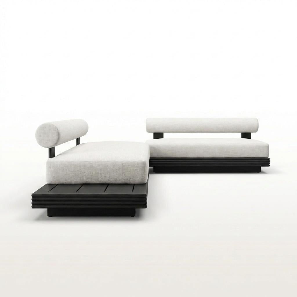 Cielo L Shaped Sofa — Front View
