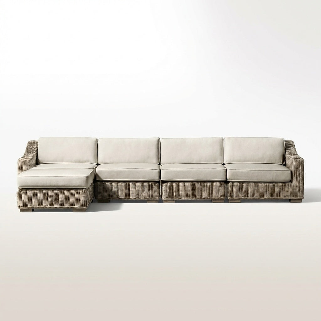 Cove 4 Seat Chaise Sofa — Front View