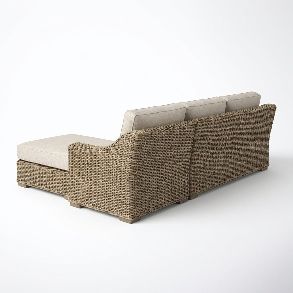 Cove Chaise Sofa (Right Hand) — Back View