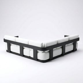 Aris L Shaped Sofa - back view