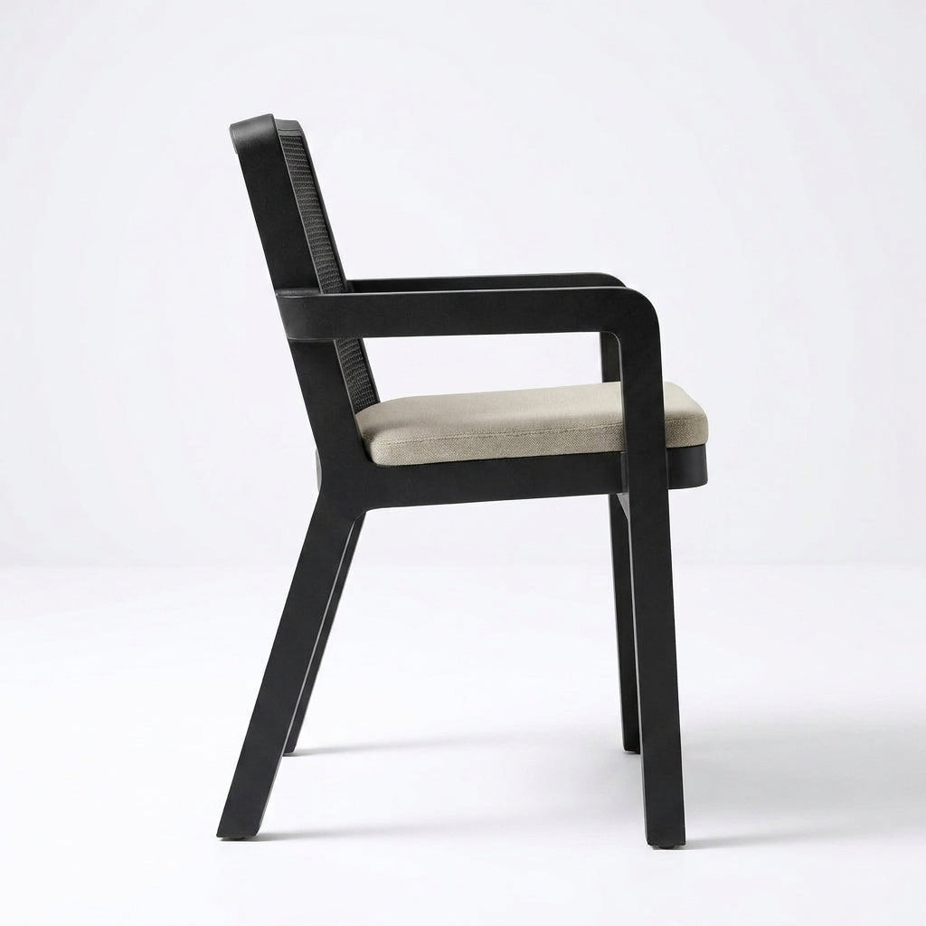 Luma Armchair — side view