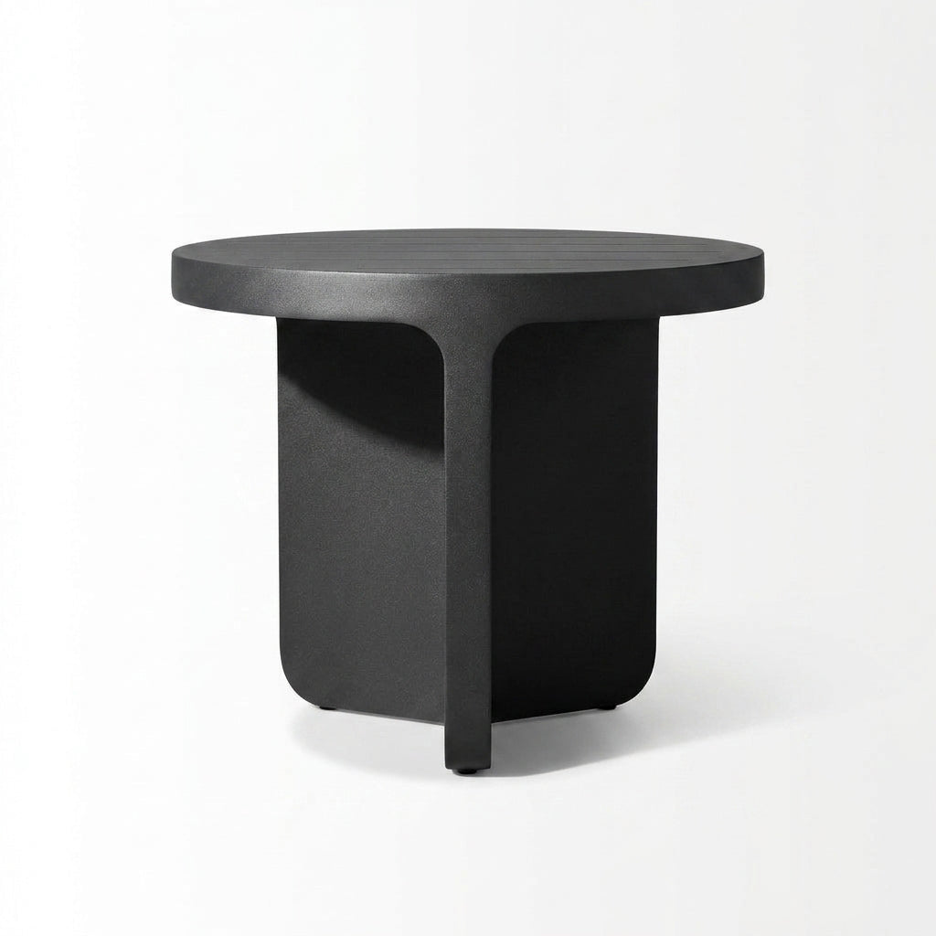 Luma Round Side Table — side view