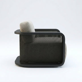 Luma Swivel Lounge Chair — side view