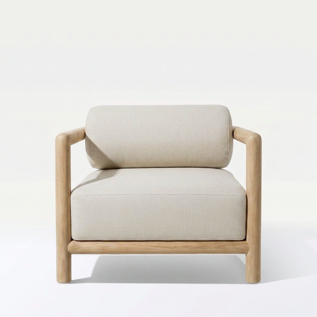 Natural Teak / Neutral Linen | front