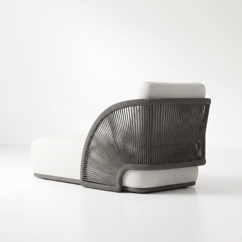Palm Sun Lounger — back view